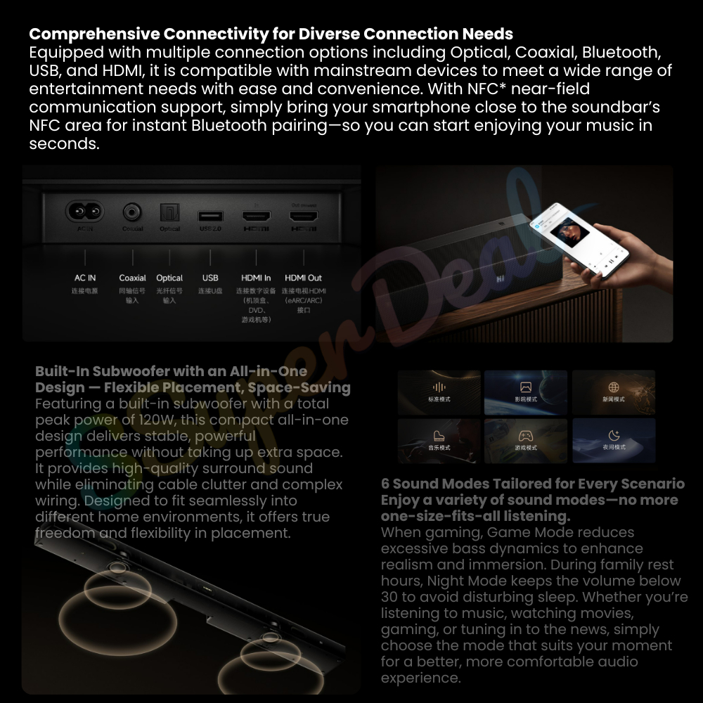 Xiaomi TV Soundbar 5.1.2ch - Image 5
