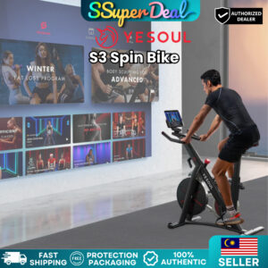 YeSoul S3 Spin Bike, Indoor Cycling Bike (White)