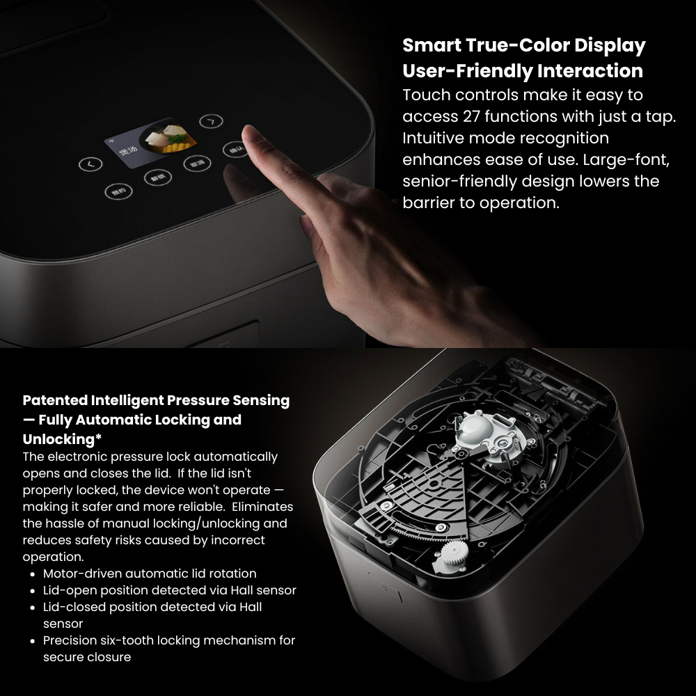 (Pre-order)Xiaomi Mijia Smart Variable Pressure IH Rice Cooker 4L - Image 7