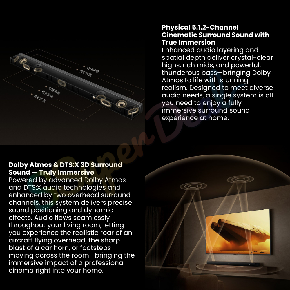 Xiaomi TV Soundbar 5.1.2ch - Image 3