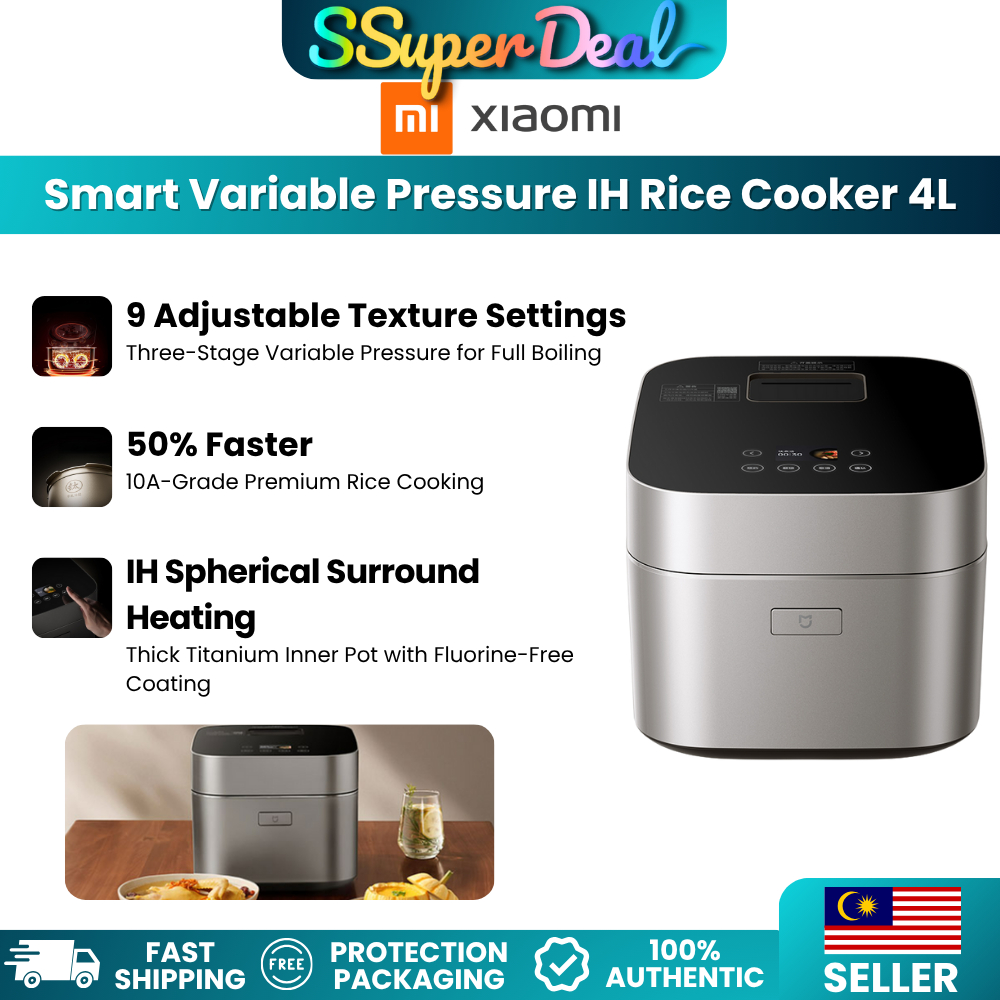 (Pre-order)Xiaomi Mijia Smart Variable Pressure IH Rice Cooker 4L