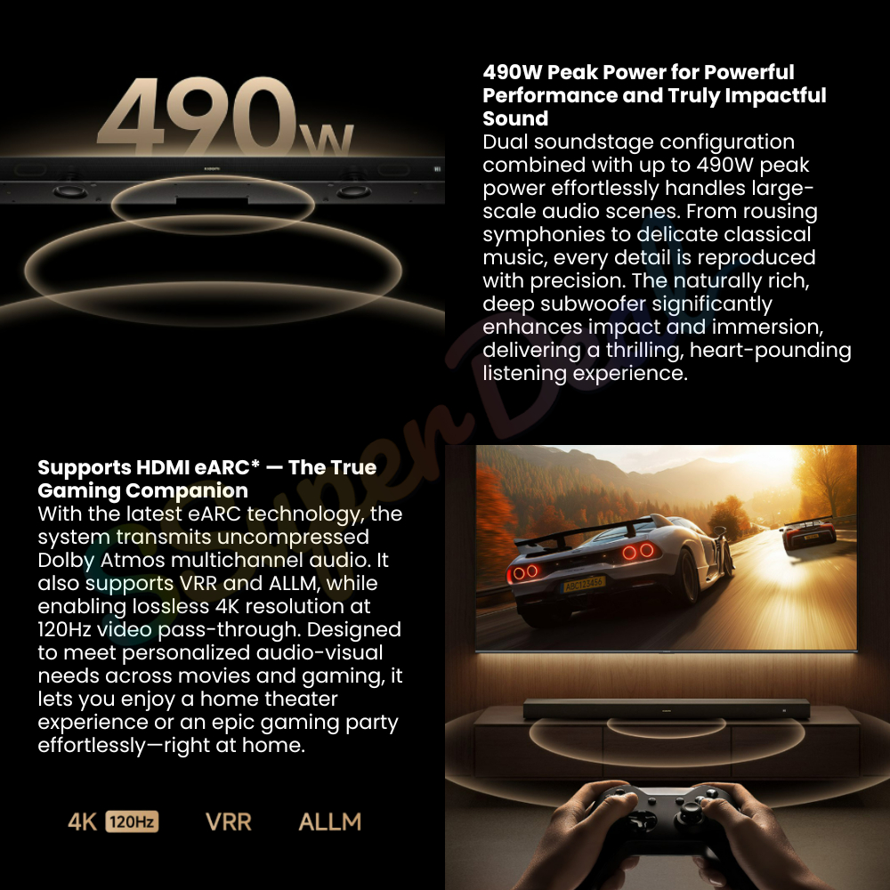 Xiaomi TV Soundbar 5.1.2ch - Image 4