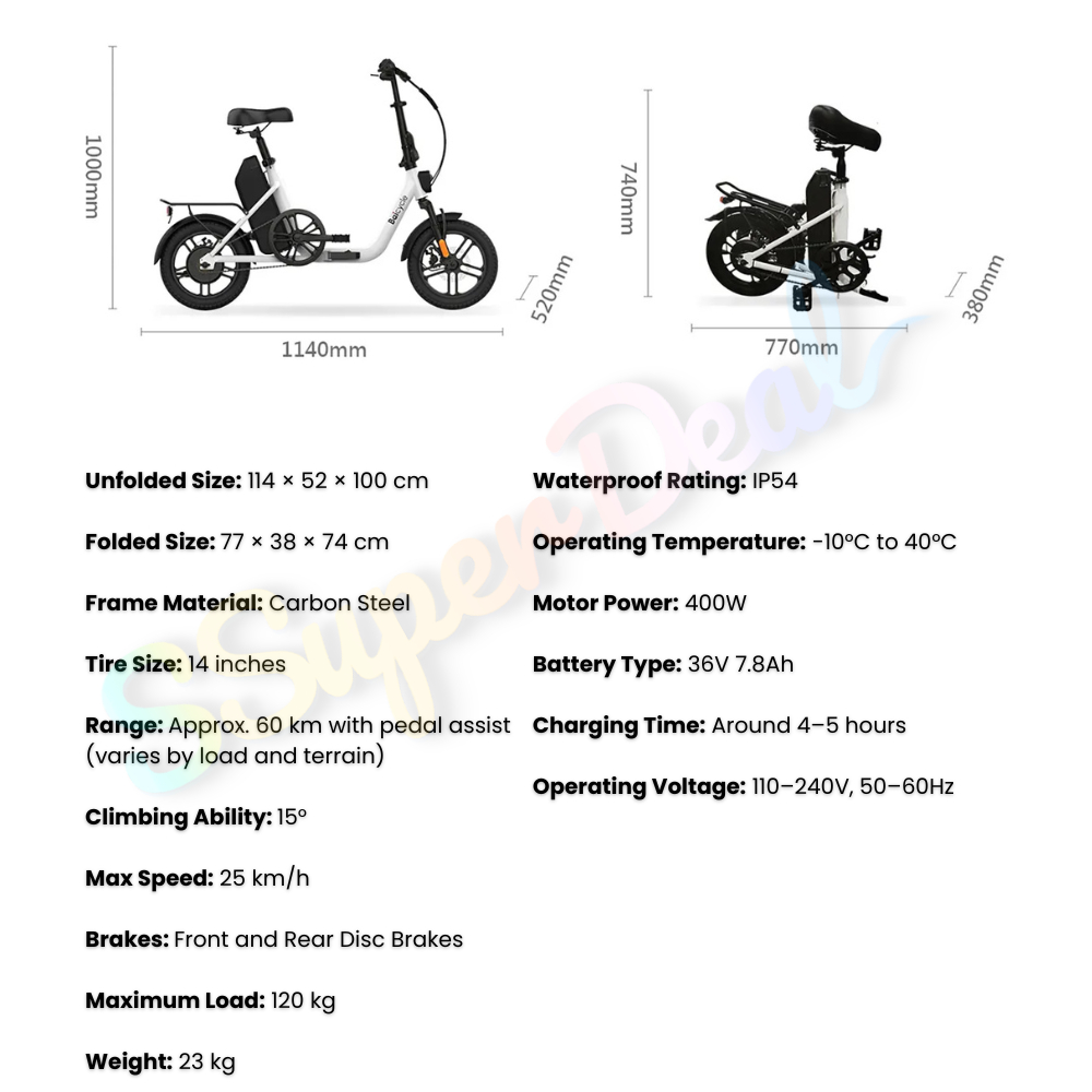 Baicycle U8 PRO Electric Bicycle - Image 9