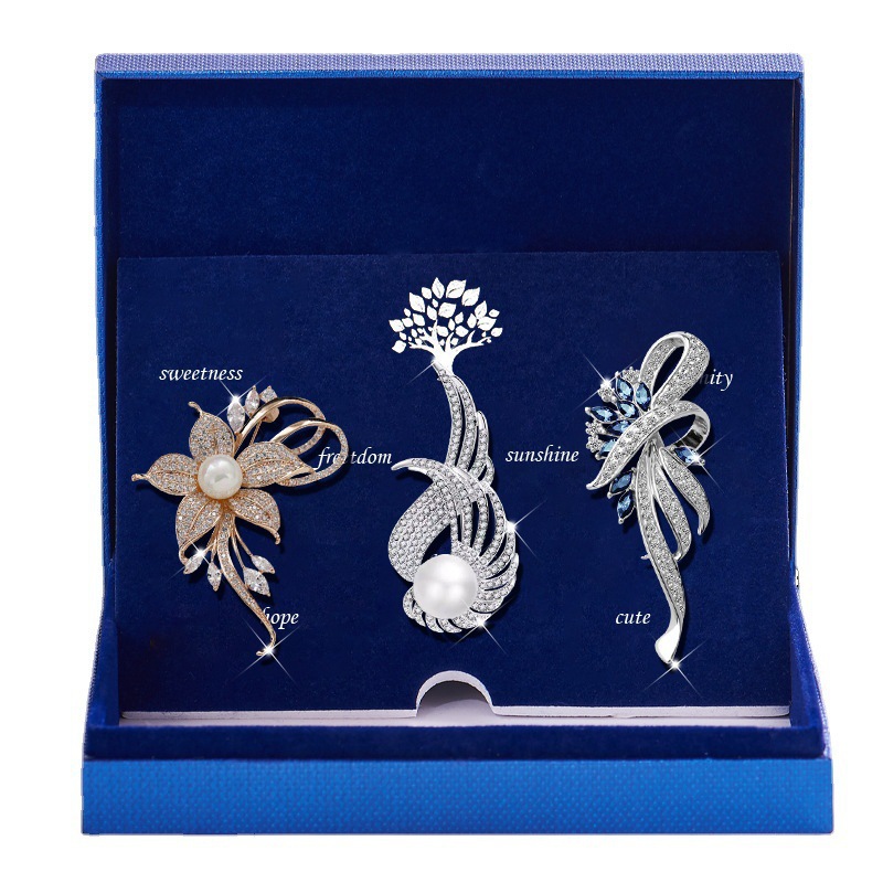Set Bros Mutiara Vintage Premium Dengan Pin Berkualiti Tinggi