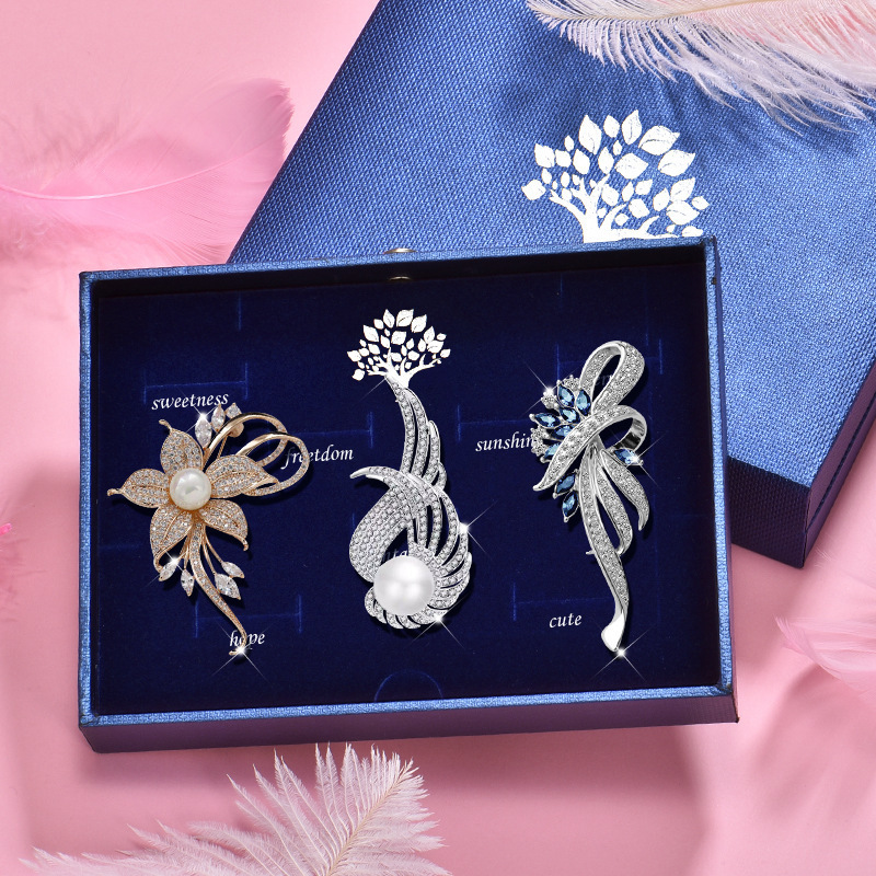 Set Bros Mutiara Vintage Premium Dengan Pin Berkualiti Tinggi - Image 3