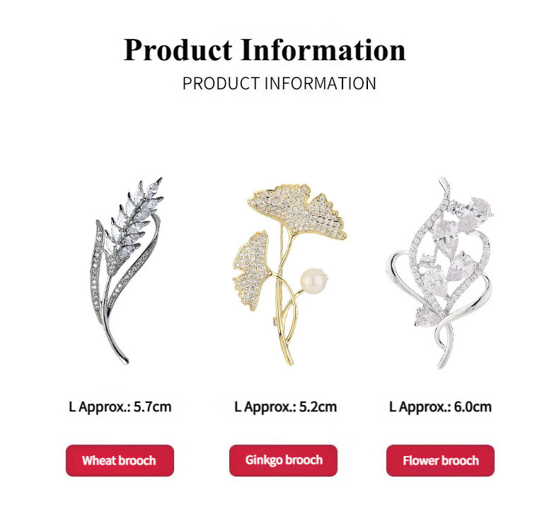 Vintage Ginkgo Leaf Pin | Elegant Women Brooch for Scarf & Blazer - Image 4