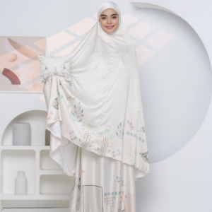 FIKREENA Telekung Afrina in Beige