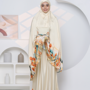 FIKREENA Telekung Sabrina in Gold Beige