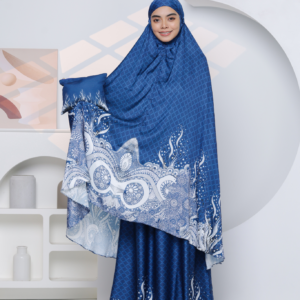 FIKREENA Telekung Milya in Royal Blue