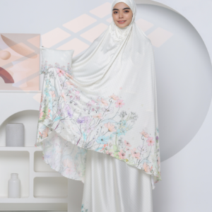 FIKREENA Telekung Qistina in Butter Cream