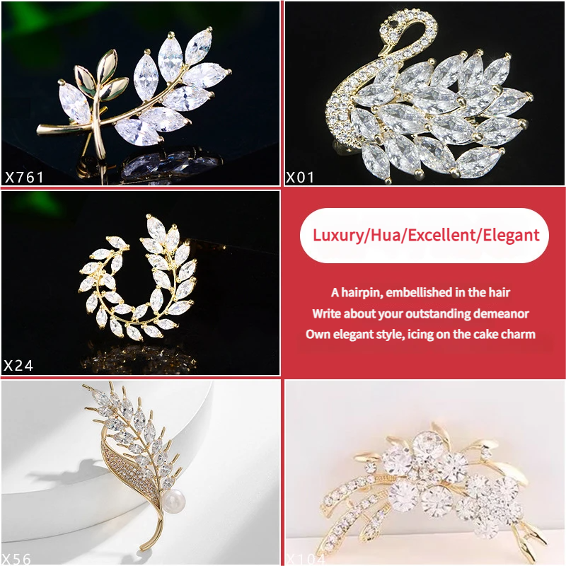 Fashion Muslimah Brooch & Hijab Pins | Elegant Scarf & Dress Decor - Image 2