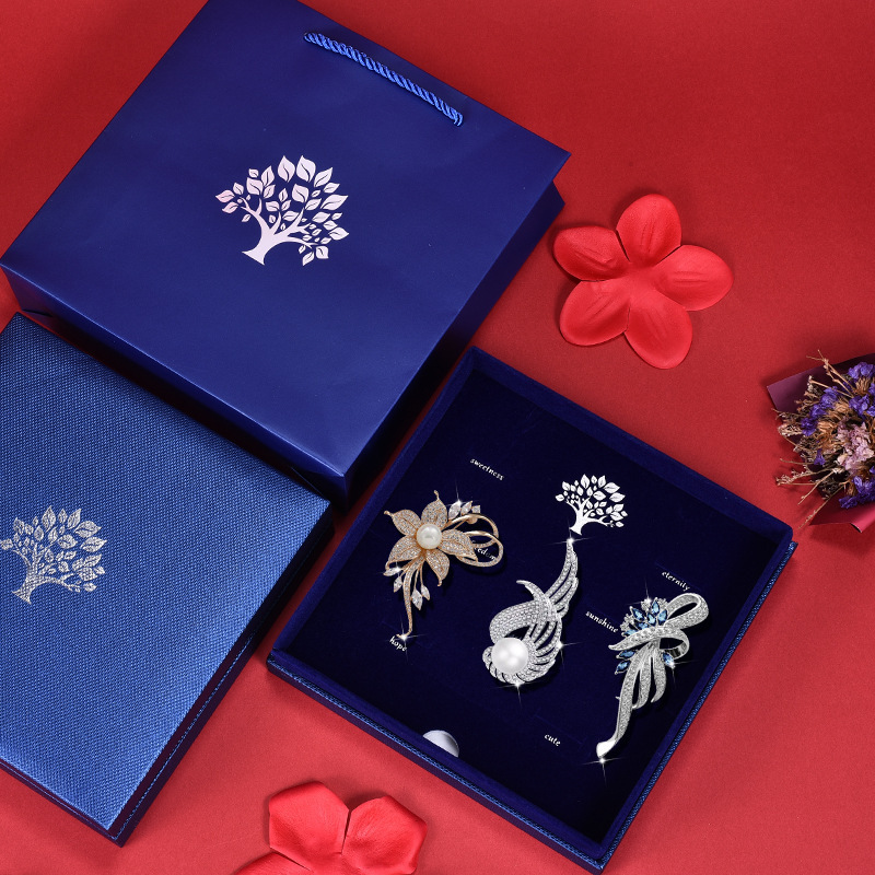 Set Bros Mutiara Vintage Premium Dengan Pin Berkualiti Tinggi - Image 5