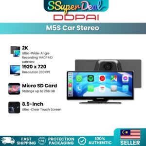DDPAI M5S Car Stereo