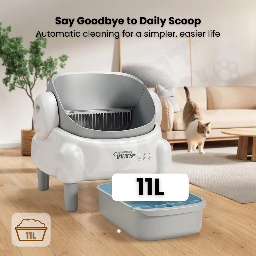 SmartPets Meow Puff Smart Automatic Cat Litter Box - Image 6