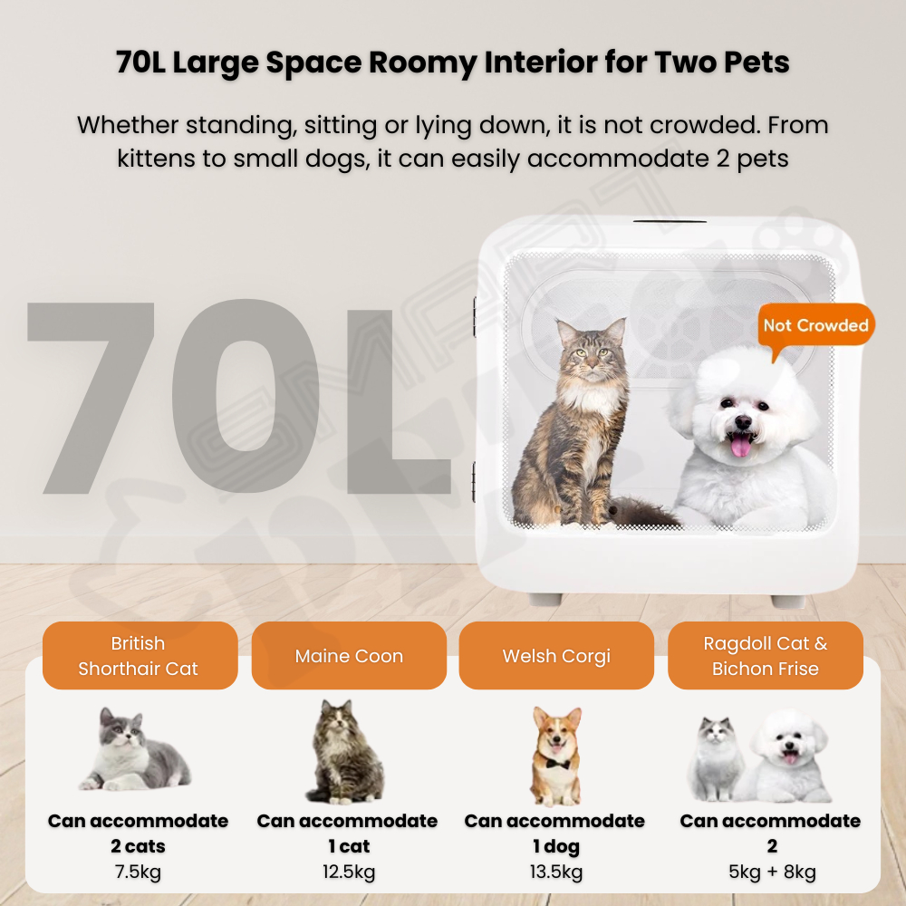 SmartPets Tango 70L Pet Dryer Box (CN Ver) - Image 5