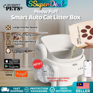 SmartPets Meow Puff Smart Automatic Cat Litter Box