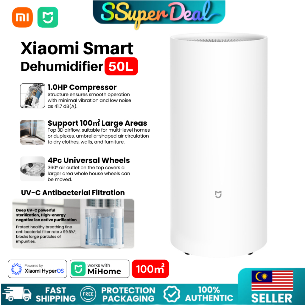 Xiaomi Mijia Smart Dehumidifier 50L
