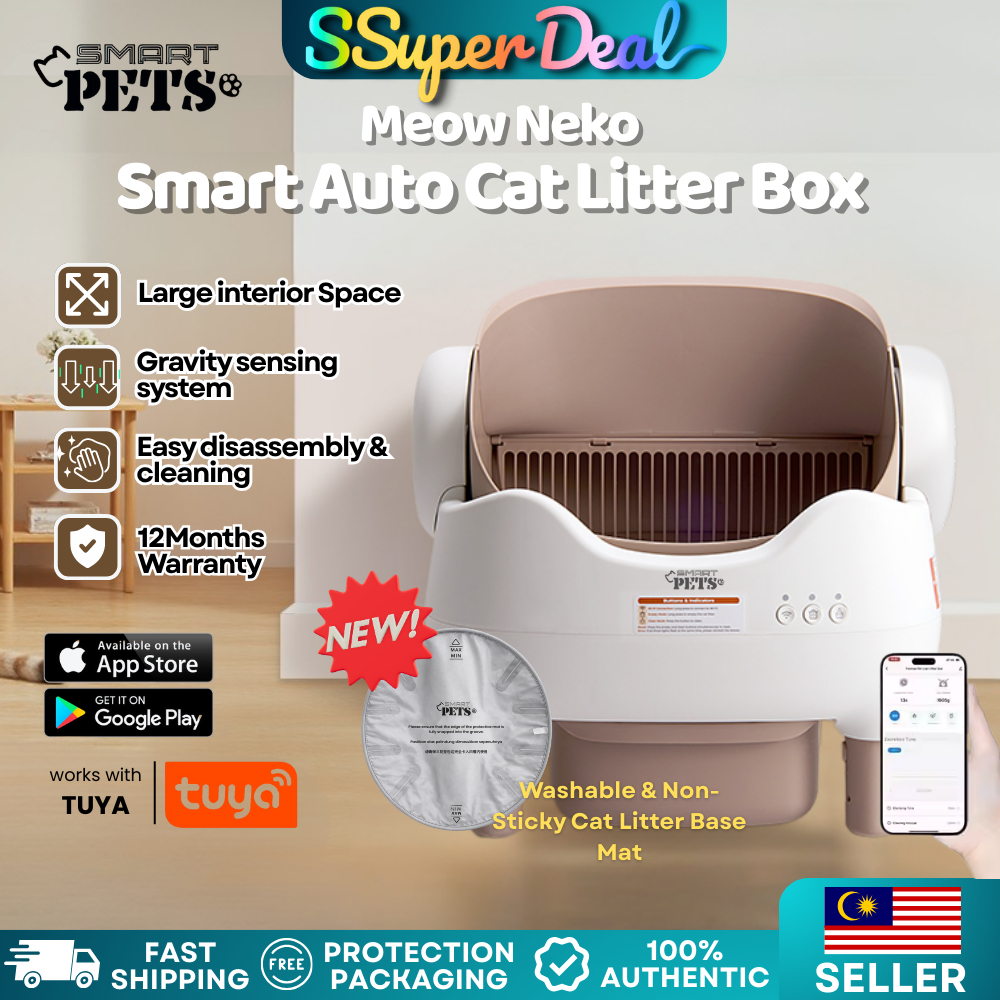 Smartpets Meow Neko Smart Auto Cat Litter Box