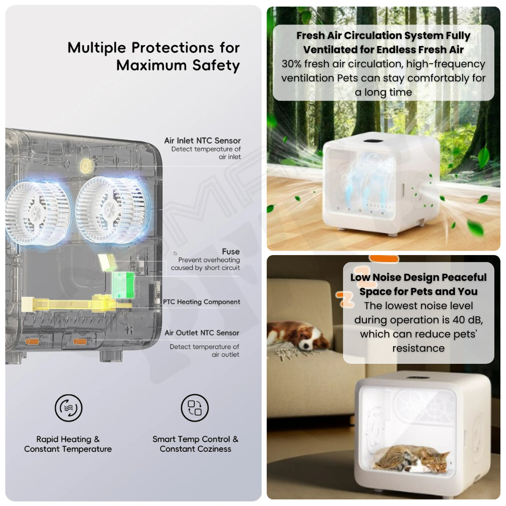 SmartPets Tango 70L Pet Dryer Box (CN Ver) - Image 8