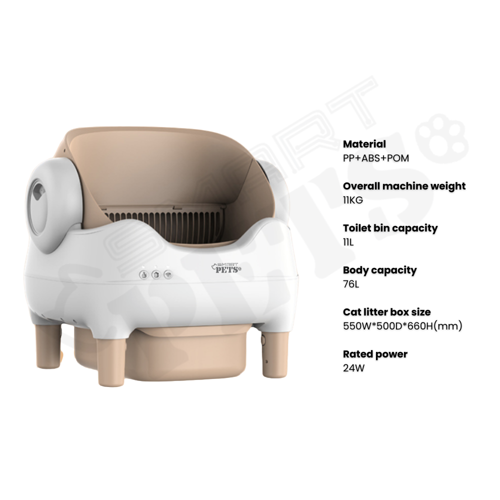 Smartpets Meow Neko Smart Auto Cat Litter Box - Image 10
