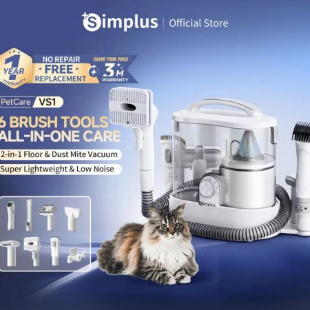 Simplus Pet Grooming Vacuum Cleaner 【Pet Friendly】