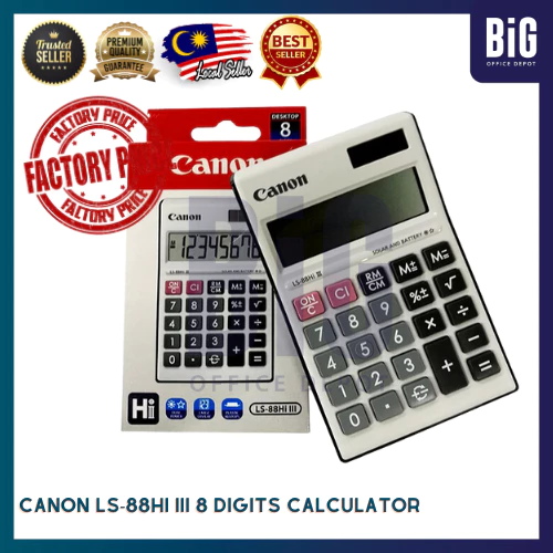 CANON LS-88HI III 8 DIGITS CALCULATOR