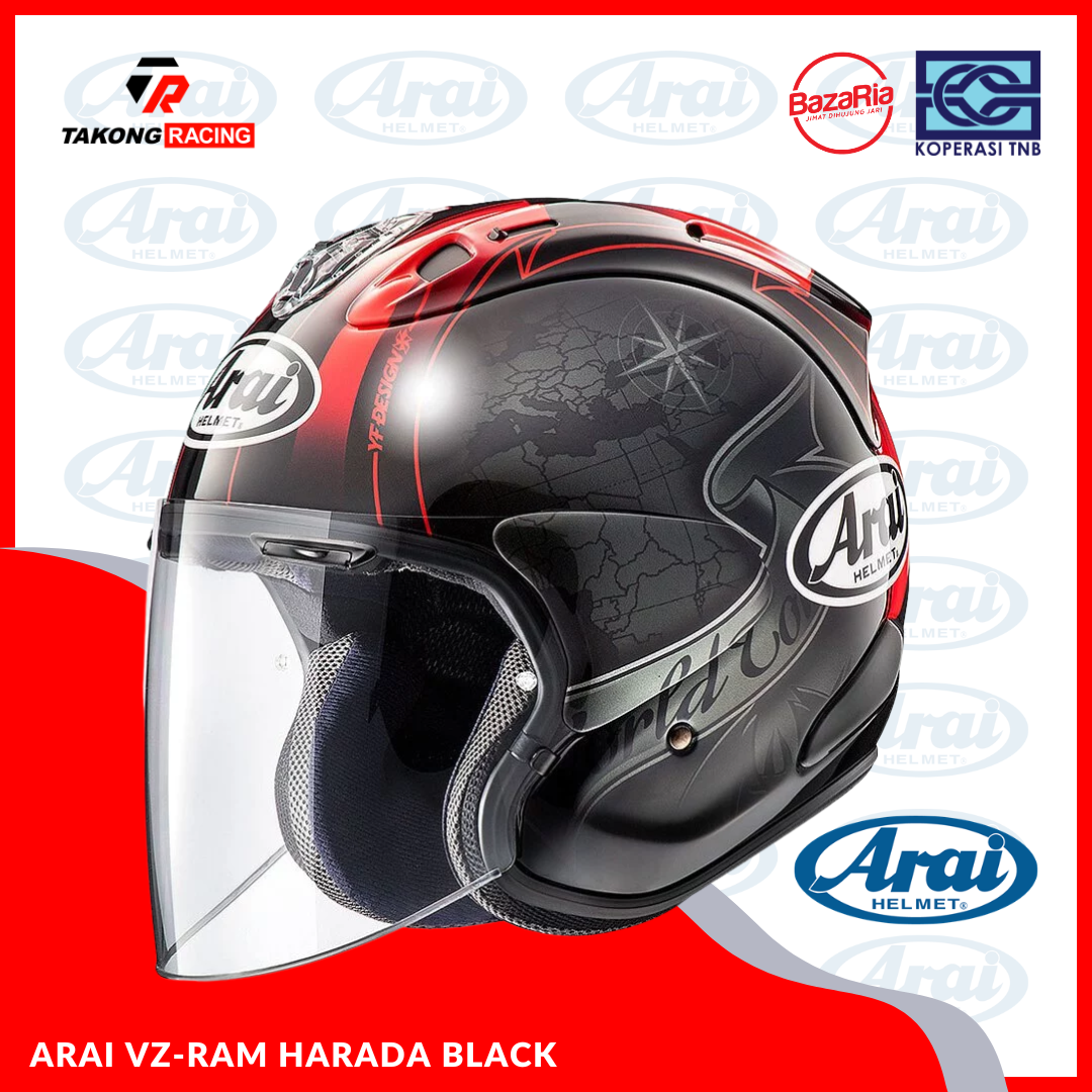 ARAI VZ-RAM HARADA TOUR BLACK