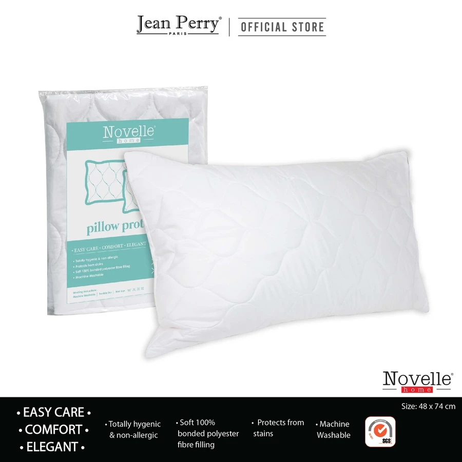 Novelle Pillow Protector - Soft & Breathable | 1pc, 48cm × 74 cm
