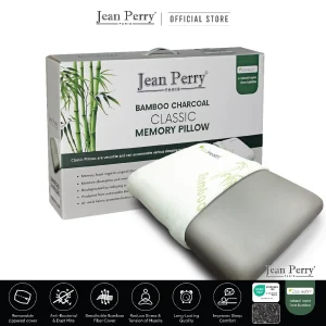 Jean Perry EcoHealth Bamboo Charcoal Memory Pillow - Classic