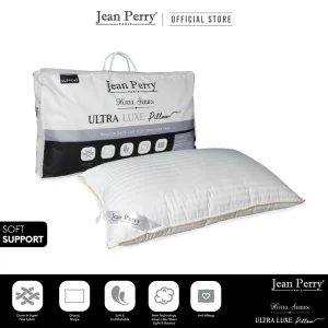 Jean Perry Hotel Series Ultra Luxe Pillow | Soft Support Down-Like Feel, Anti-Dust Mite