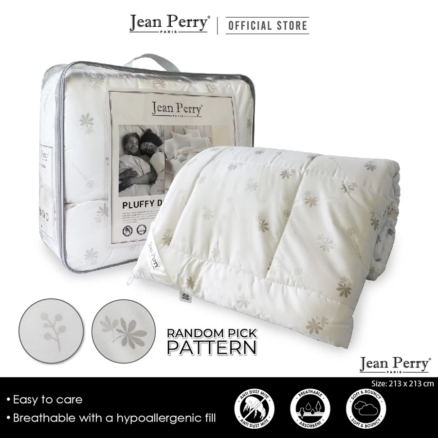 Jean Perry Pluffy Down White Quilt - Image 2
