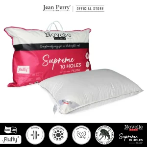 Novelle Supreme 10 Holes Pillow - Fluffy | |Breathable | Anti-Dust Mite