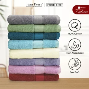 Novelle Evara Bath Towel | 100% Cotton - 27" x 54", Soft & Highly Absorbent
