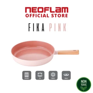 NEOFLAM FIKA PINK Healthy Ceramic Coating 24cm Frypan