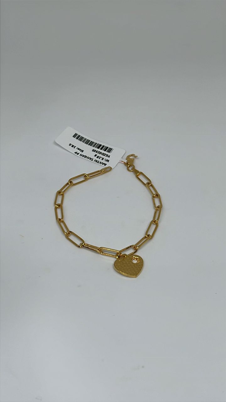Emas Premium Pre-Love - Rantai Tangan Fesyen 5.19gm (BD8)