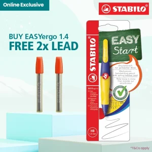 STABILO EASYergo 1.4 HB Mechanical Pencil Holder/Grip Ergonimic Pencil for Kids Left & Right Handers