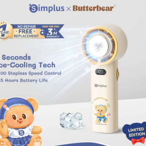 Simplus×Butterbear Mini Handheld Fan Super High Speed Ice-Cooling