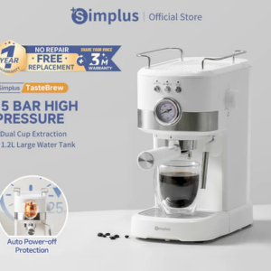 Simplus Coffee Maker Semi Auto Espresso Extraction