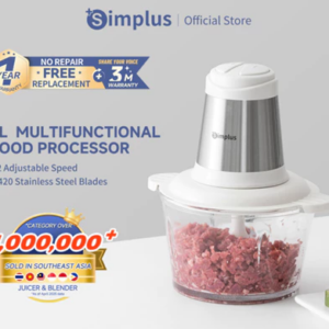 Simplus 2L Food Processor Meat Grinder Blender