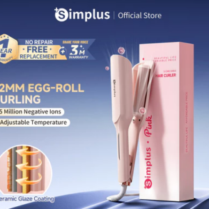 【Simplus Pink 】32MM Egg Roll Hairstyle Hair Curler Water Ripple