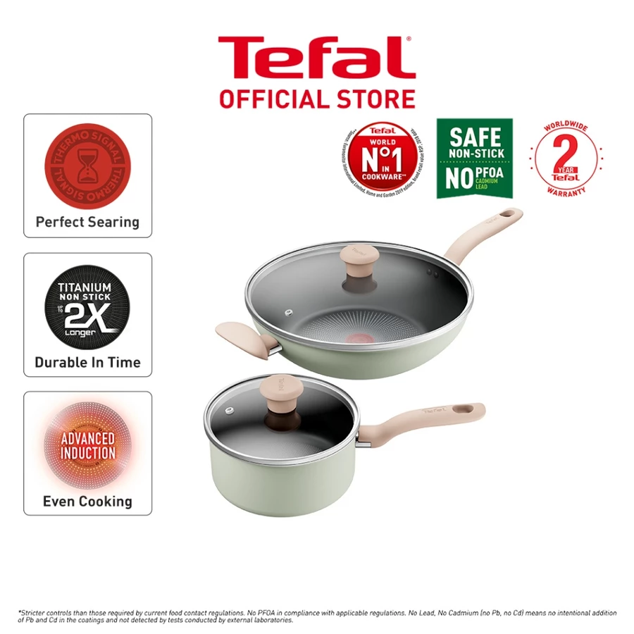 Tefal So Matcha Range (Frypan / Saucepan / Wokpan / Stewpot) (Non-stick Cookware)