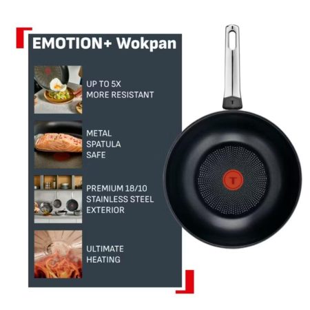 Tefal Emotion Plus Wokpan 28cm (Non-Stick Coating)