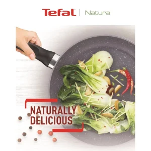 Tefal Natura Deep Frypan 28cm (Non-stick Cookware, Mineralia Non-stick coating, Thermo-signal, Diffusion base)