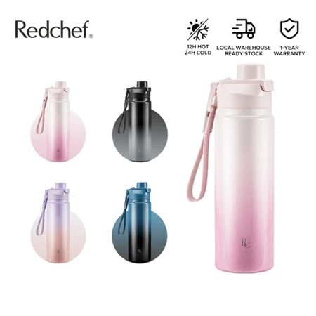 Redchef 890ml Sports Water Bottle Large Capacity Wide Mouth