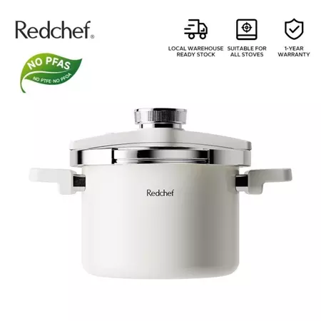 Redchef 6L Thick Explosion Proof 304 Stainless Steel Pressure Cooker