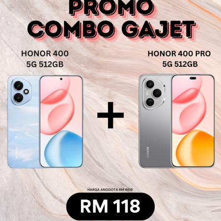 [RO] Promo Gajet Combo - HONOR 400 5G 512GB & HONOR 400 PRO 5G 512GB