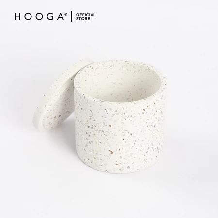 HOOGA Kayden Bath Accessories Cotton Bud Container