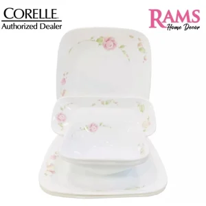 CORELLE 6PCS SQUARE SET-COUNTRY ROSE