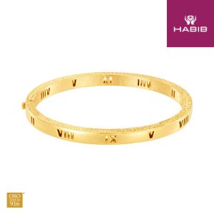 Oro Italia 916 Yellow Gold Bangle GB88081121
