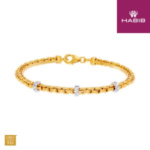 Oro Italia 916 Yellow Gold Bangle GB94340725(YW)